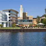 Hotelansicht von der Wasserseite arcona HOTEL AM HAVELUFER